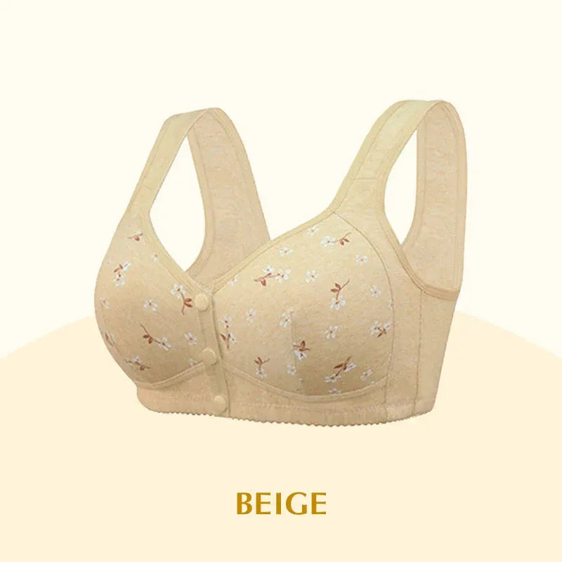 CoolLift™ Front-Closure Cotton Bra – Anti-Sag Support