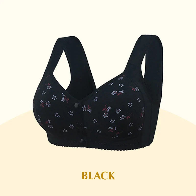 CoolLift™ Front-Closure Cotton Bra – Anti-Sag Support