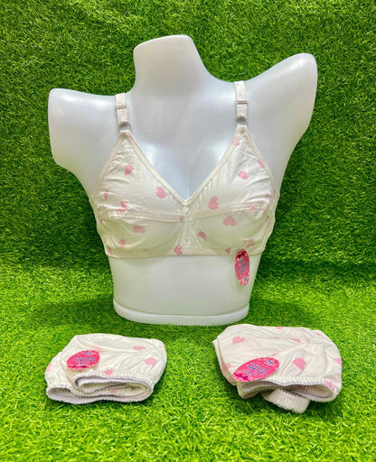 Soft Cotton Bra (Pack of 3)