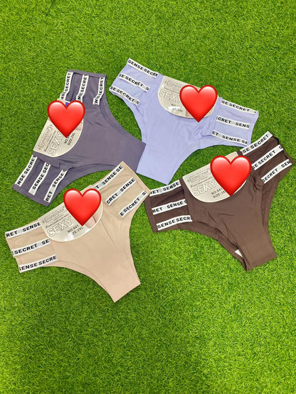 Pack of 3 Fancy Panties (women Underwear). Buy 3 and Get 1 FREE